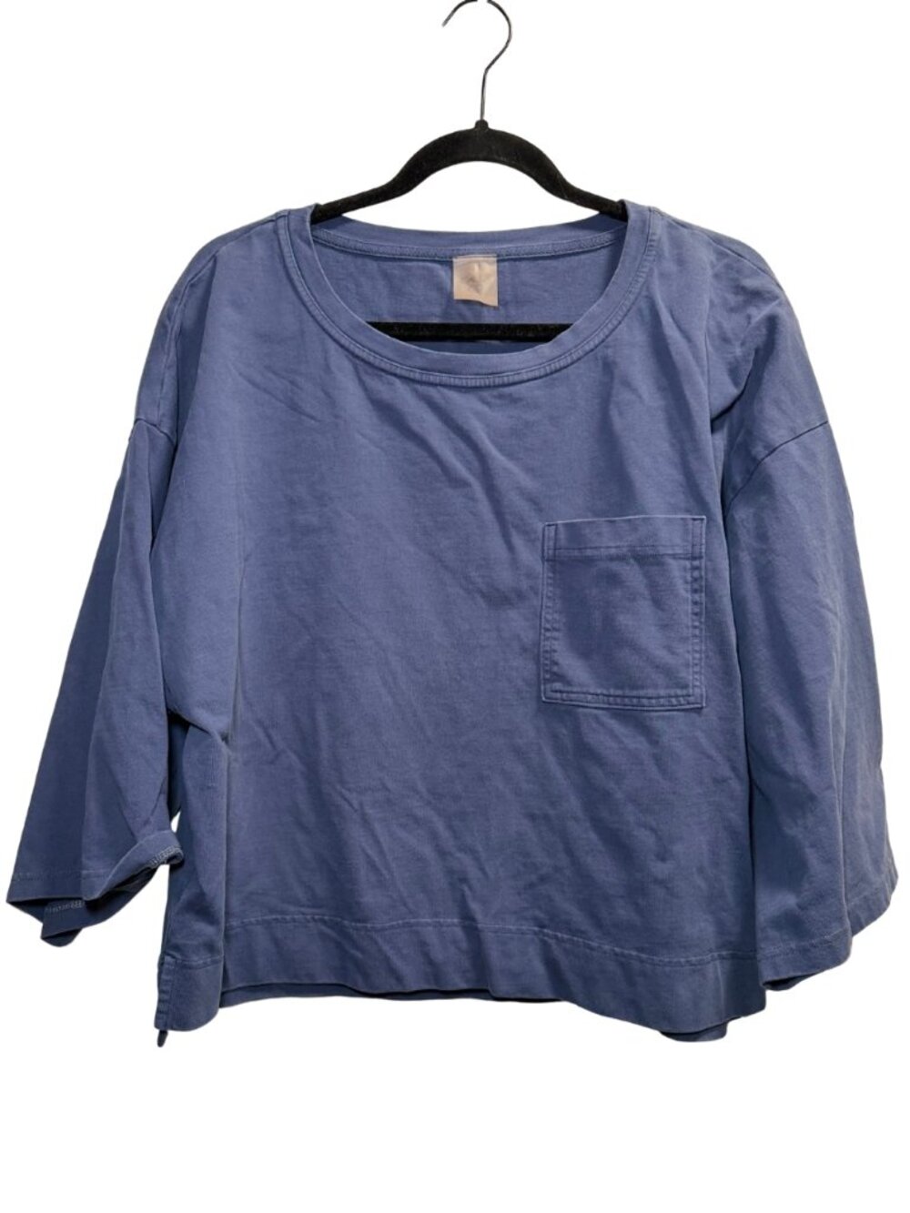 CALIA Blue Oversized Pocket Tee Size Large